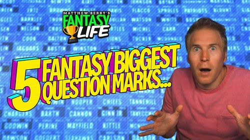 β 5 Big Question Marks For Week 1